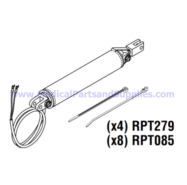 Tilt Cylinder Kit, Part MIC064 (OEM Part 002-0002-00)