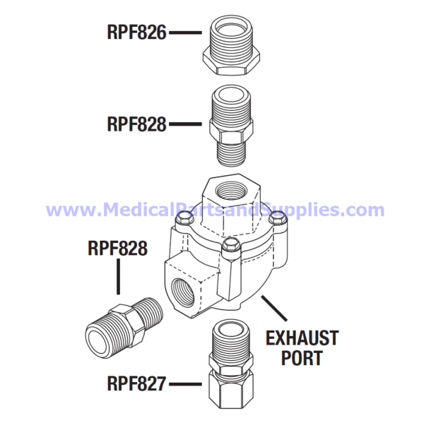 Unloader Valve, Part CMV121 (OEM Part 60030)