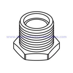 Adaptor (3/8 FPT x 1/2 MPT), Part RPF826