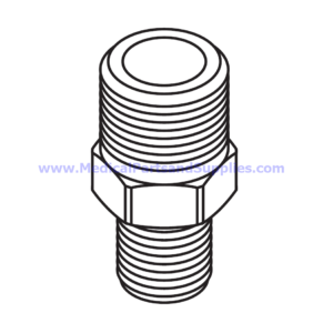 Adaptor (1/4 MPT x 3/8 MPT), Part RPF828