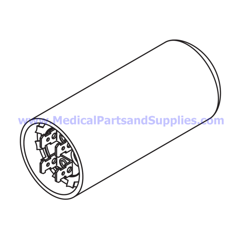 Capacitor for the Midmark-Ritter® 411 (75L), Part MIC219 (OEM Part 015-0437-02)