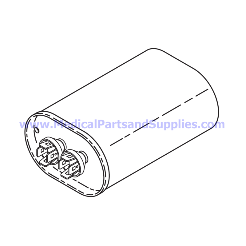 Capacitor for the Midmark-Ritter® 411 (75L), Part MIC220 (OEM Part 015-0723-03)