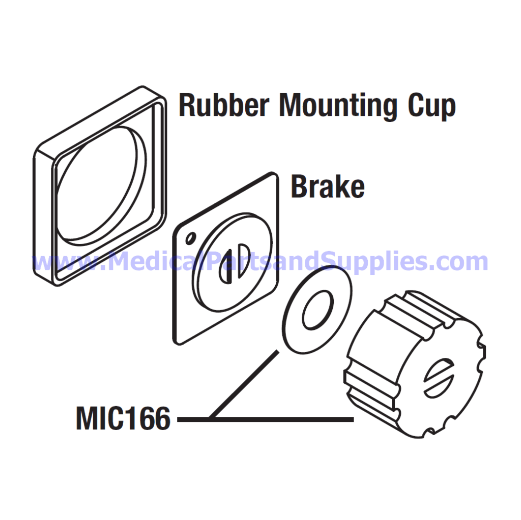 Brake and Coupler Kit, Part MIK167 (OEM Part 016-0237-00)