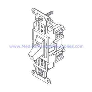Power Switch for Air Techniques Dental Compressors and Vacuum Units, Part VPS177 (OEM Part 85838)