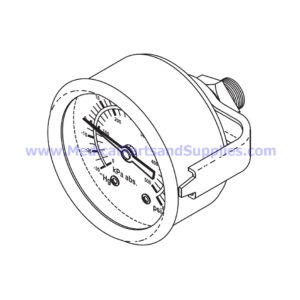 Pressure Gauge, Part TUG020 (OEM Part 02300012)
