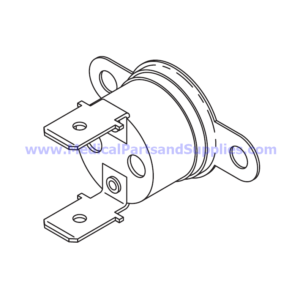 Overtemp Thermostat, Part TUT155 (OEM Part THE005-0012)