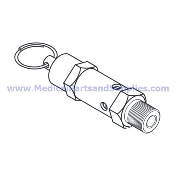 Safety Valve (37 PSI) for Tuttnauer® Autoclaves, Part TUV011 (OEM Part 03110003)
