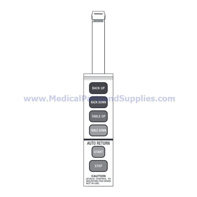 Hand Control Panel for the Midmark-Ritter® 405, Part MIP305 (OEM Part 015-0528-00)