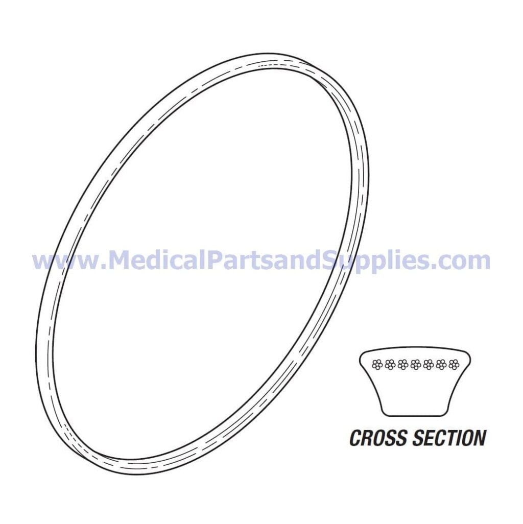 Drive Belt, Part VPB104 (OEM Part 0002164SP and Industry Part A42)