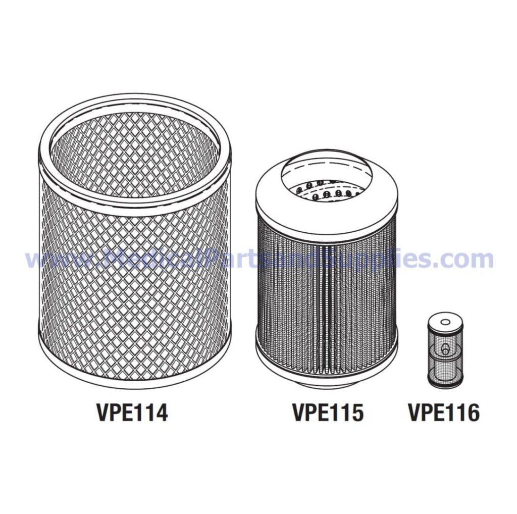 Filter Kit, Part VPK113 (OEM Part 003740)