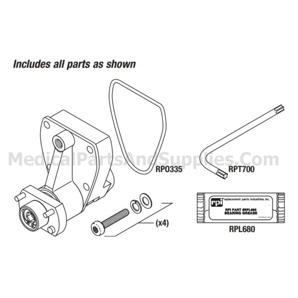 Output Drive Assembly, Part STA040