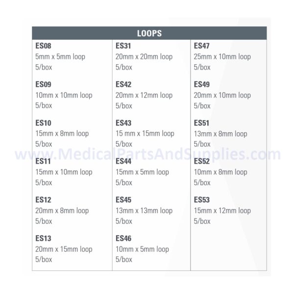 LLETZ Disposable Loop electrodes for the Bovie® Specialist Pro