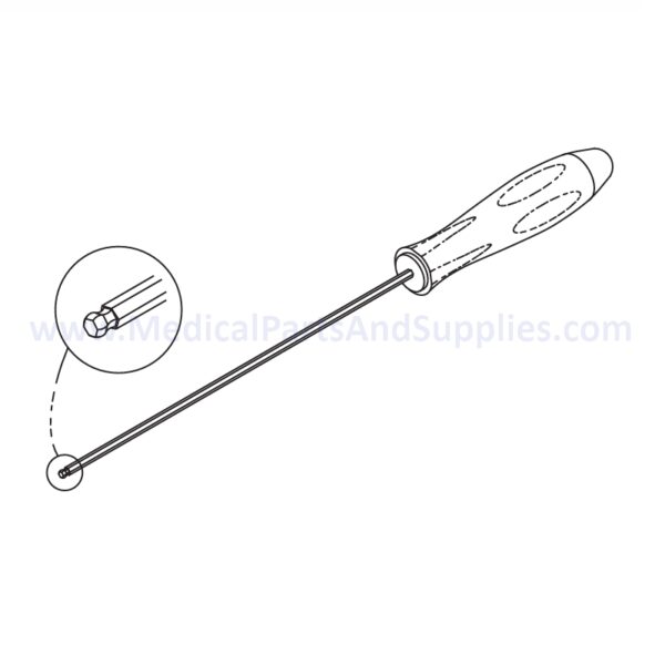 Hex Balldriver Tester for SciCan® Statim® 5000 Service Tools, Part RPT836
