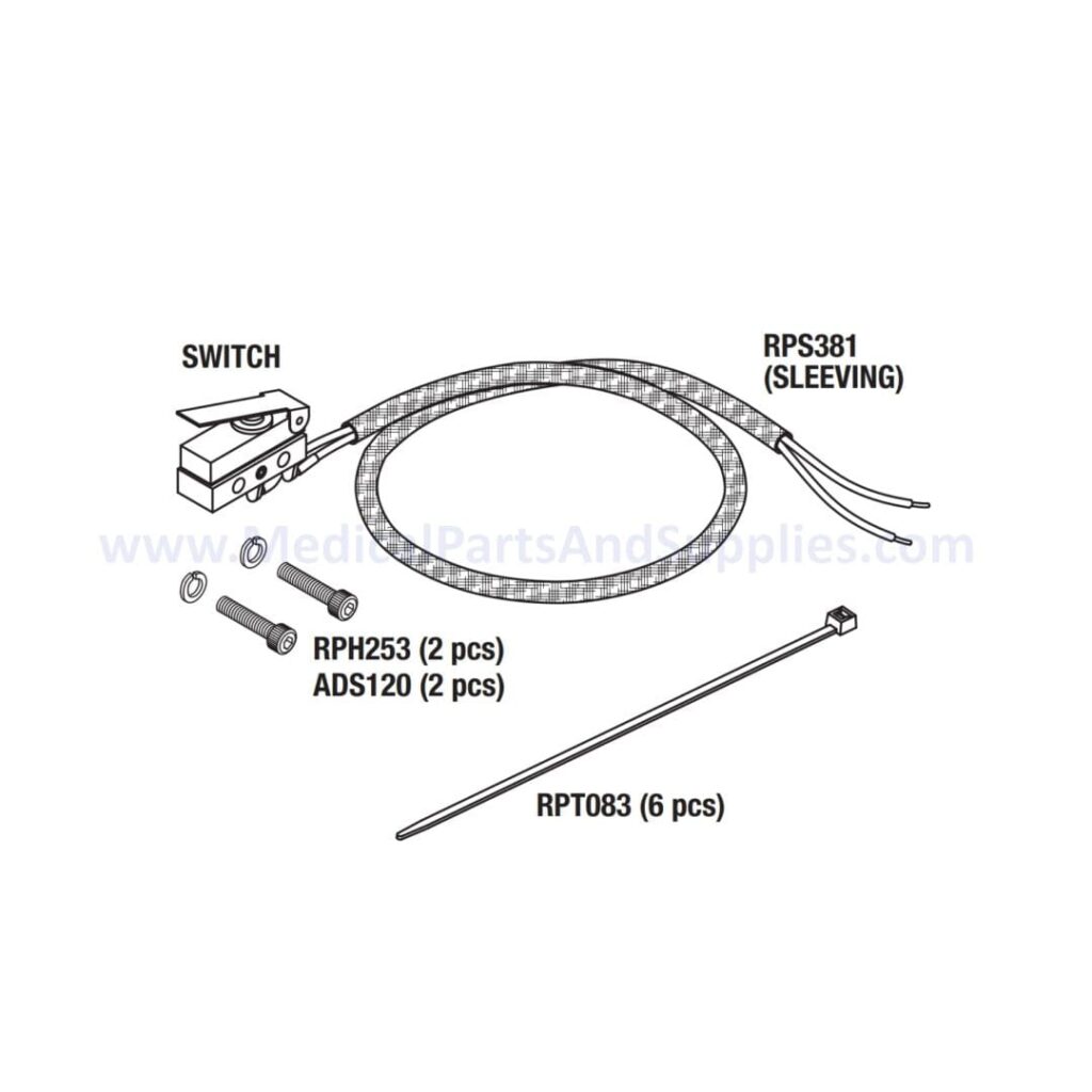 Microswitch Kit for the SciCan® Statim® 2000, Part SCK007(01-100571S (OEM Part #01-100571S (2000)/01-101621S (5000))