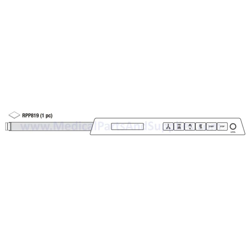 Keypad for the SciCan® Statim® 2000, Part SCK015 (OEM Part #01-101707S)