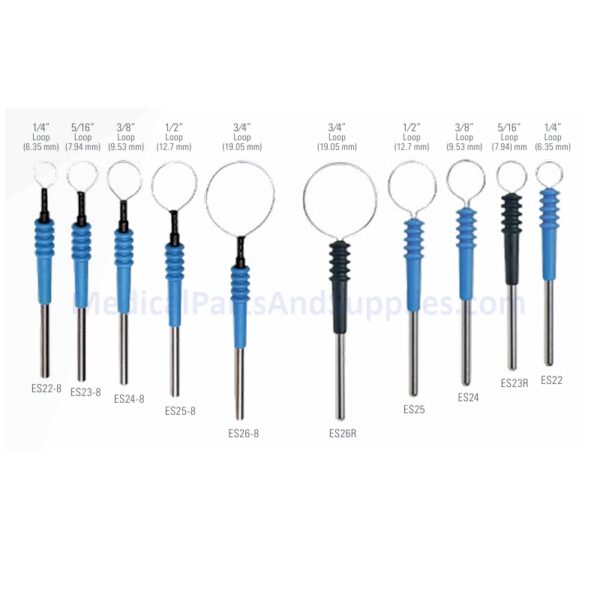 Bovie® Dermal Disposable 1/4" Tungsten Loop Electrodes, Item ES22-8