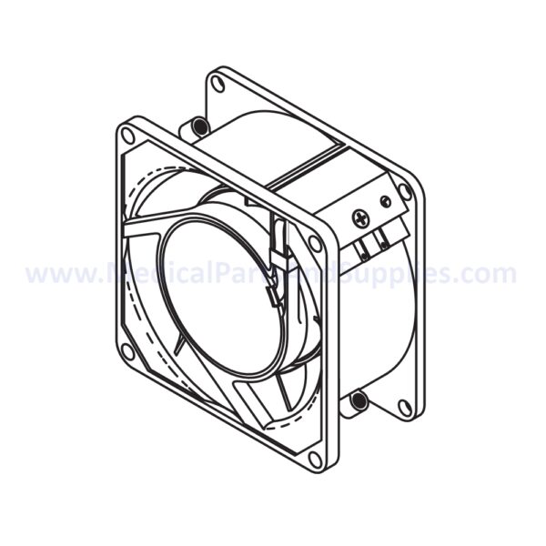 Fan for the Midmark Ritter M9® Sterilizer, Part MIF091 (OEM Part #015-1368-00)