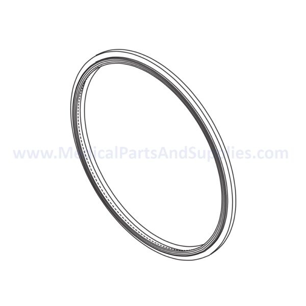 Door Gasket for the Midmark Ritter M9® Sterilizer, Part MIG027 (OEM Part #053-0366-00/002-0361-00 (Door & Dam Gasket)/002-0361-01 (Door & Dam Gasket))