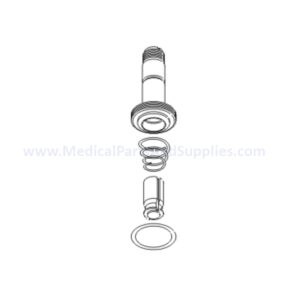 Repair Kit (Vent Valve) for the Midmark Ritter M9® Sterilizer, Part MIK054 (OEM Part #014-0235-04)