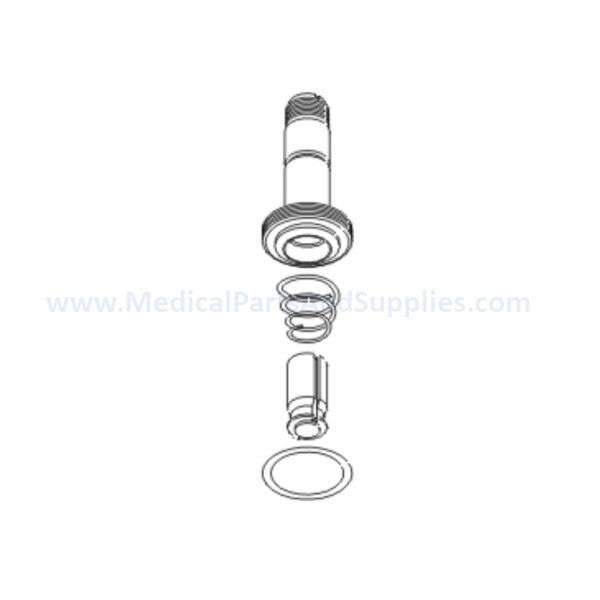 Repair Kit (Vent Valve) for the Midmark Ritter M9® Sterilizer, Part MIK054 (OEM Part #014-0235-04)