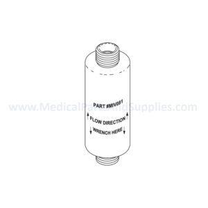 Steam Trap (New Style) for the Midmark Ritter M9® Sterilizer, Part MIV081(OEM Part #002-0654-00)