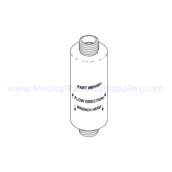 Steam Trap (New Style) for the Midmark Ritter M9® Sterilizer, Part MIV081(OEM Part #002-0654-00)