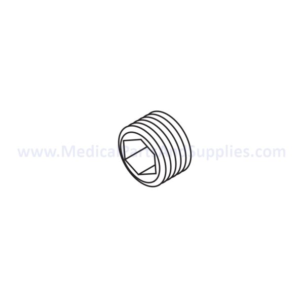 Plug for the Midmark Ritter M9® Sterilizer, Part RPF755