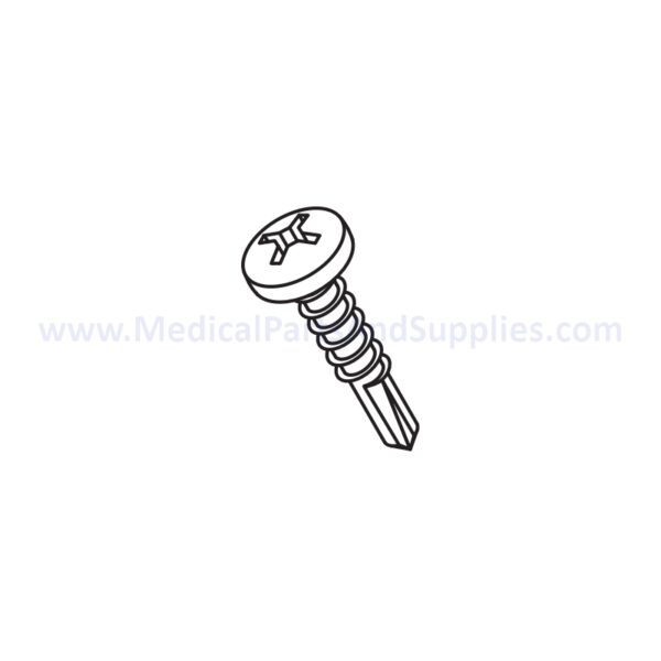 Screw (#10 x 1/2" PHIL PAN HD) for the Midmark Ritter M9® Sterilizer, Part RPH673 (OEM Part #040-0010-125/040-0010-18)