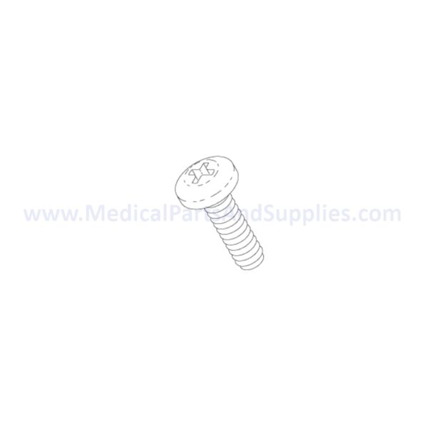 Screw (#10-24 x 5/8") for the Midmark Ritter M9® Sterilizer, Part RPH824 (OEM Part #041-0010-133)
