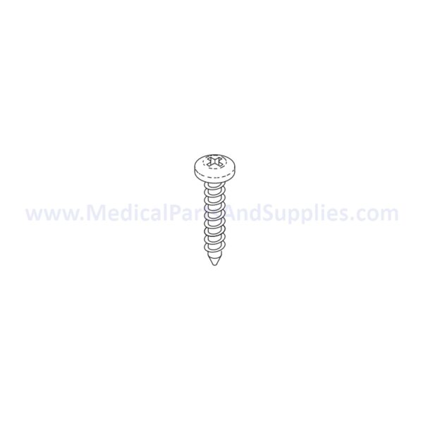 Screw (#8 x 5/8) for the Midmark Ritter M9® Sterilizer, Part RPH856 (OEM Part #040-0008-37)