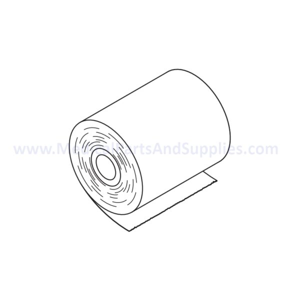Printer Paper for the Midmark Ritter M9® Sterilizer, Part RXP088 (OEM Part #129359-008)