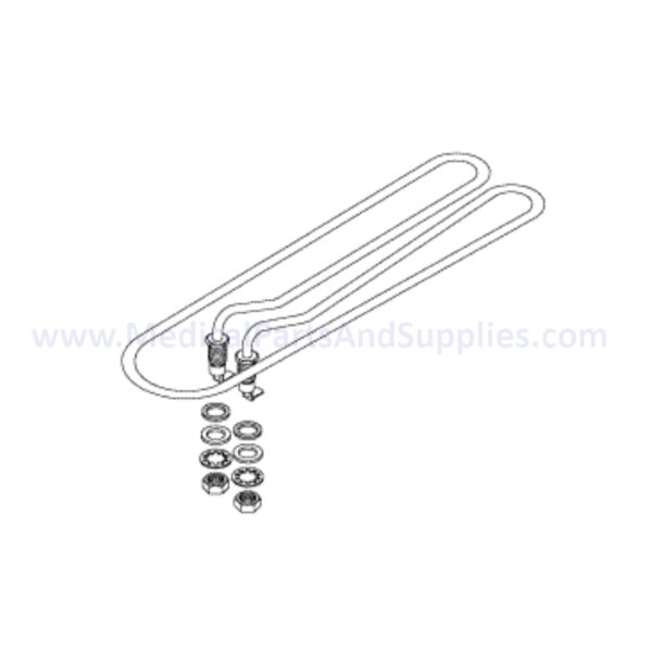 Heater Element Assembly for the Midmark Ritter M11® Sterilizer, Part MIH049 (OEM Part #002-0505-00)
