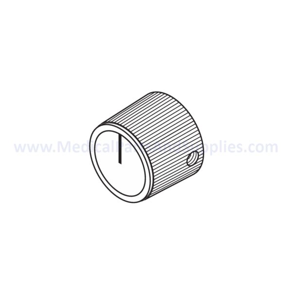 Dimmer/Sensitivity Knob for the PELTON & CRANE LF II Dental Exam Light, Part BUK042 (OEM Part #33 22 646 / 844845 / 015408)