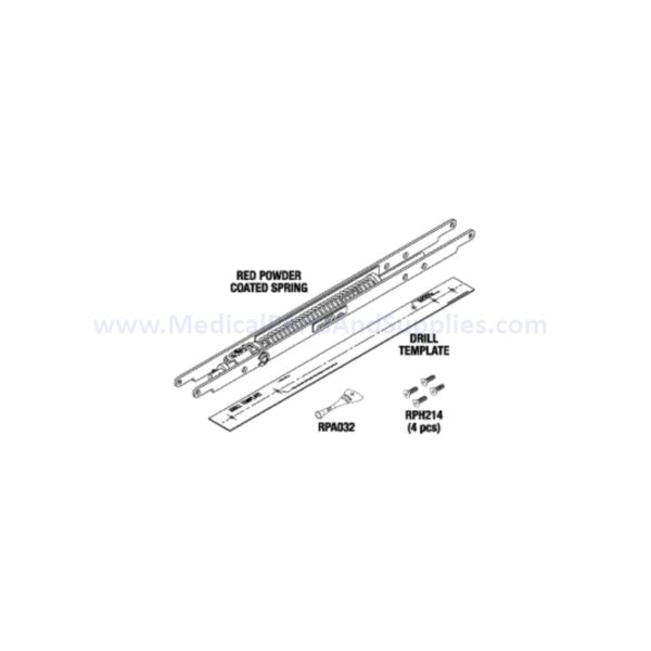 Mechanical Spring (Ceiling Mount) for the PELTON & CRANE LF II Dental Exam Light, Part PCA701 (OEM Part #1532907)