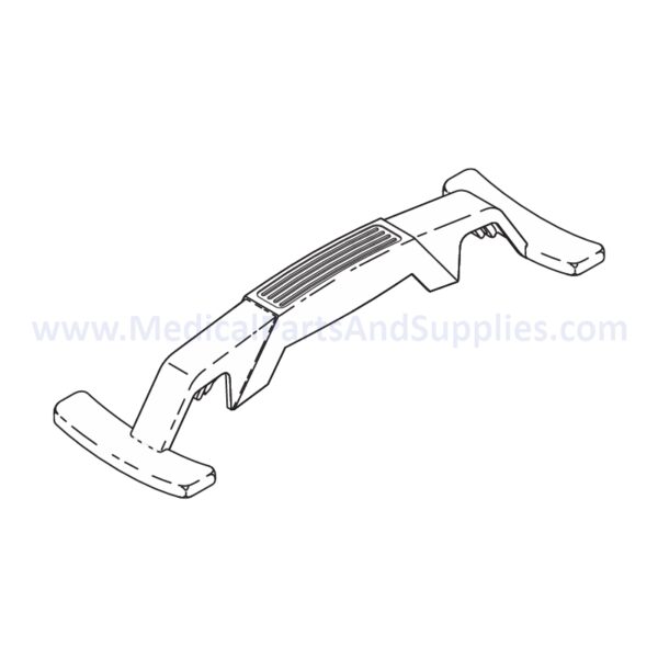 Handle Assembly for the PELTON & CRANE LF II Dental Exam Light, Part PCA805 (OEM Part #041159 (1 per package) / 33-21-838 (2 per package)