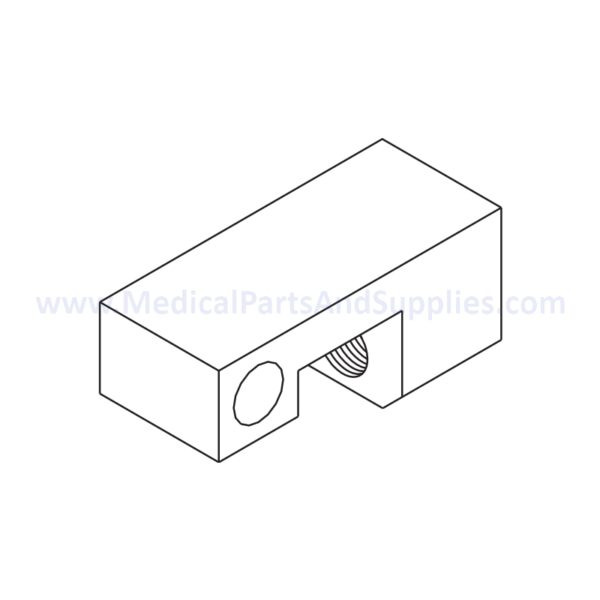 Knuckle and Rod Connector for the PELTON & CRANE LF I Dental Exam Light, Part PCC646 (OEM Part #006718)
