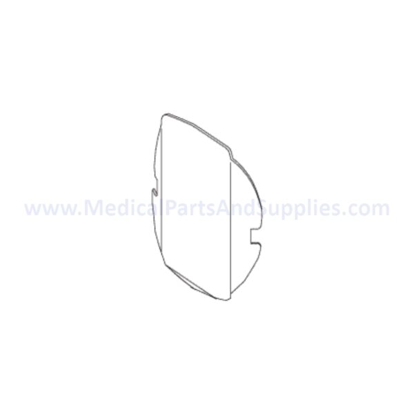 Lense Splash Shield for the PELTON & CRANE LF I Dental Exam Light, Part PCL612 (OEM Part #006777)