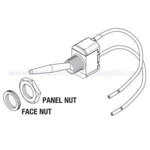 Power Switch for the PELTON & CRANE LF I Dental Exam Light, Part PCS604(OEM Part #3321853 / 007096)