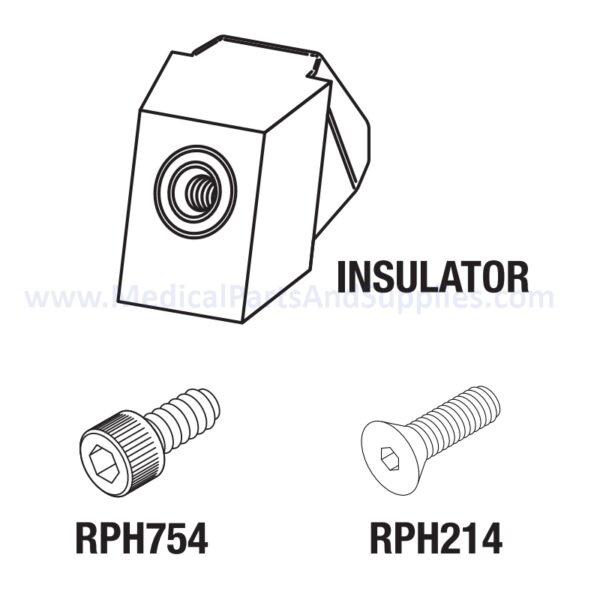 Insulator for the PELTON & CRANE LF II Dental Exam Light, Part PCI652 (OEM Part #015565)