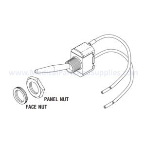 Power Switch for the PELTON & CRANE LF II Dental Exam Light, Part PCS604 (OEM Part #3321853 / 007096)