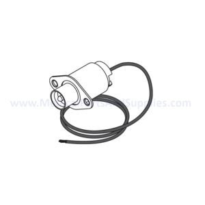 Light Socket for the PELTON & CRANE LF II Dental Exam Light, Part PCS607 (OEM Part #3336992 / 015208)
