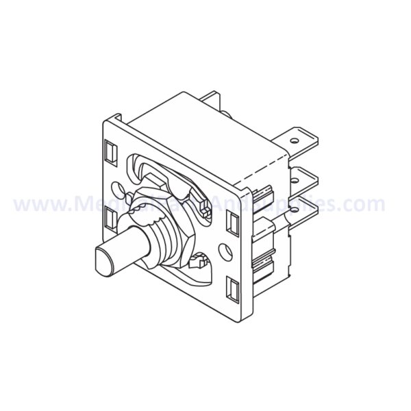 Dimmer Switch for the PELTON & CRANE LF II Dental Exam Light, Part PCS681 (OEM Part #3321820 / 013553)