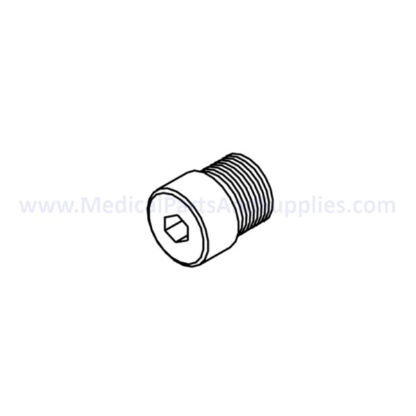 Knuckle Hinge Screw for the PELTON & CRANE LF II Dental Exam Light, Part PCS697 (OEM Part #3323073 / 026597)