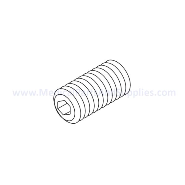 Socket Head Set Screw for the PELTON & CRANE LF II Dental Exam Light, Part RPH197(OEM Part #090245)