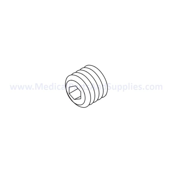 Socket Head Set Screw for the PELTON & CRANE LF II Dental Exam Light, Part RPH199