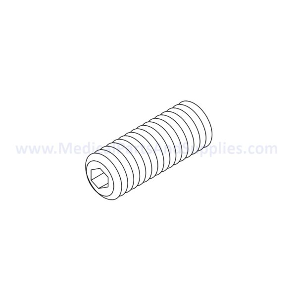 Socket Head Set Screw for the PELTON & CRANE LF II Dental Exam Light, Part RPH208 (OEM Part #3323123 / 090645)