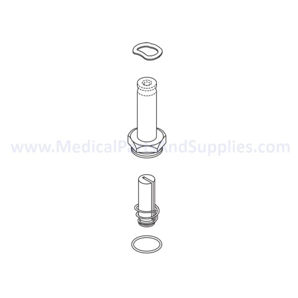 Solenoid Valve Repair Kit for 1/4" Port Valves for the STERIS® V-Pro 1, Part AMK175 (OEM Part #764075-001; P910009-024)