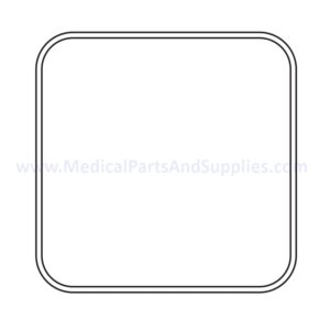 Door Gasket (20x20) for the Getinge/Castle® Sterilizer Series 100, Part CSG001 (OEM Part #61301605016/58398)