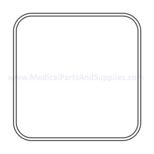 Door Gasket (20x20) for the Getinge/Castle® Sterilizer Series 100, Part CSG031 (OEM Part #61301601739; 764265001)