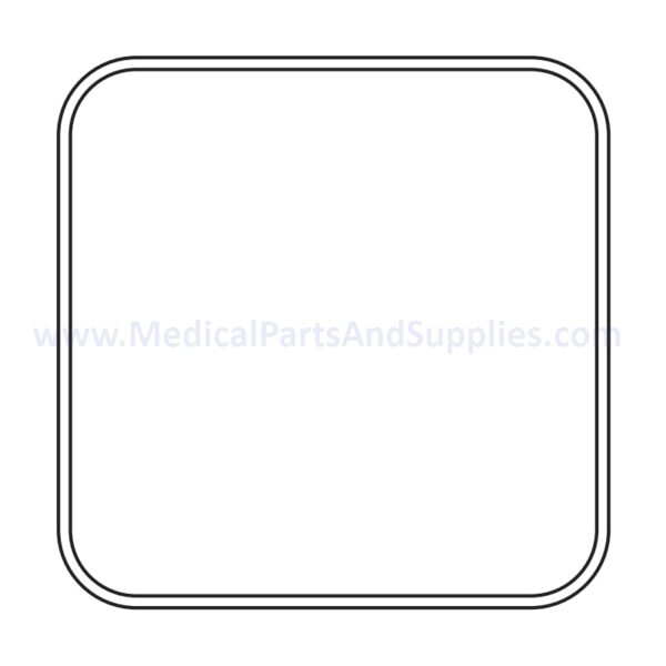 Door Gasket (20x20) for the Getinge/Castle® Sterilizer Series 100, Part CSG031 (OEM Part #61301601739; 764265001)